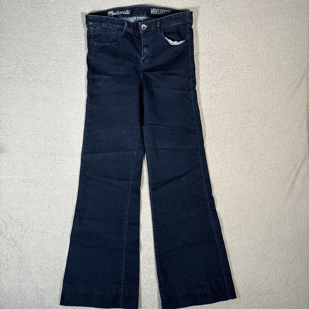 Madewell Widelegger Jeans Women’s Size 29 Wide Leg Flared‎ Blue Jeans